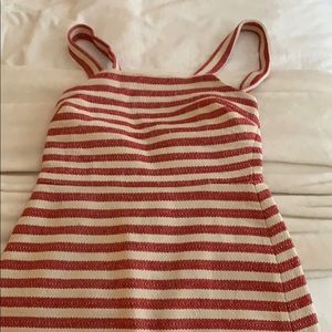 red and white cross back dress!